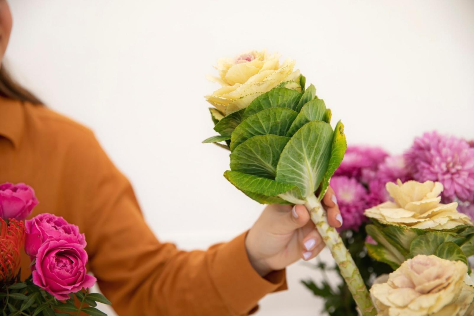 Detailed floral work